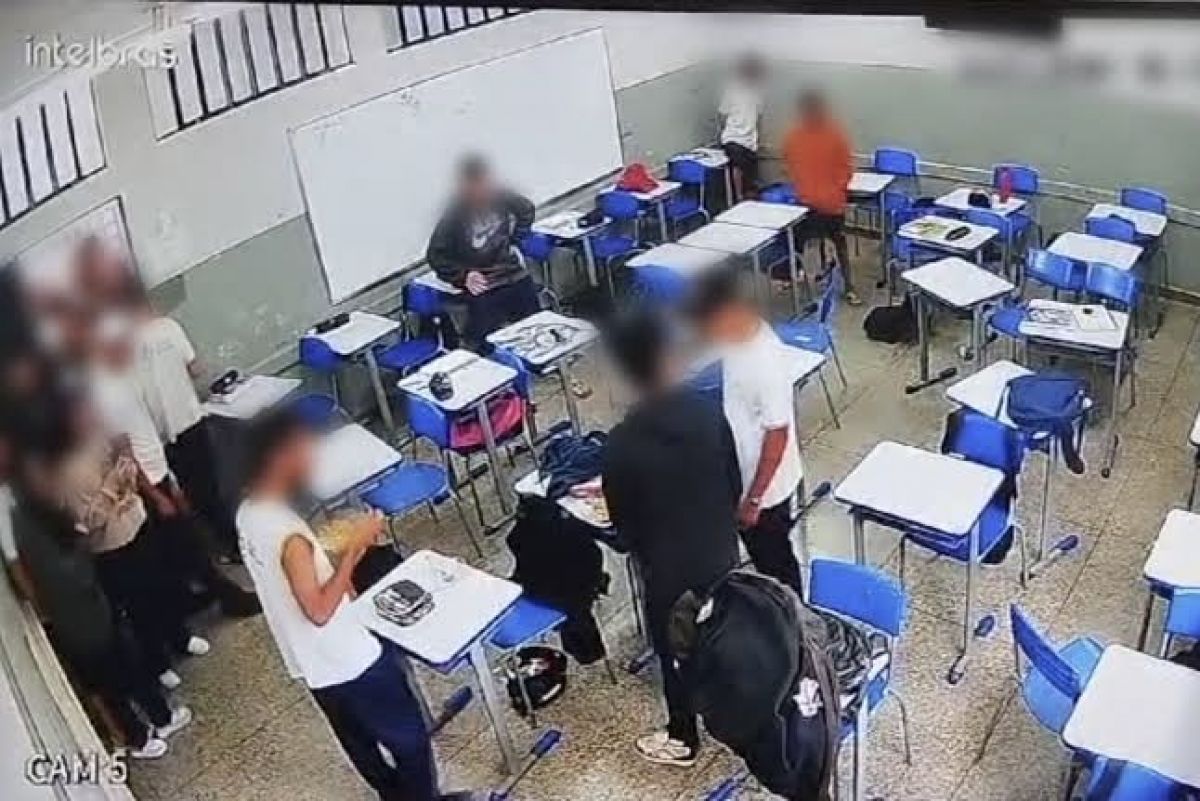 Briga generalizada em escola estadual de Pires do Rio termina com alunos feridos