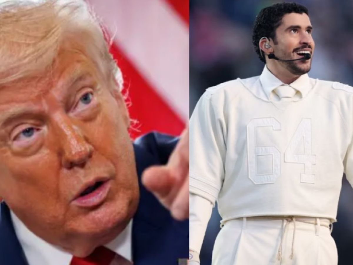 Trump ataca show de Bad Bunny no Super Bowl e chama apresentação de “terrível”