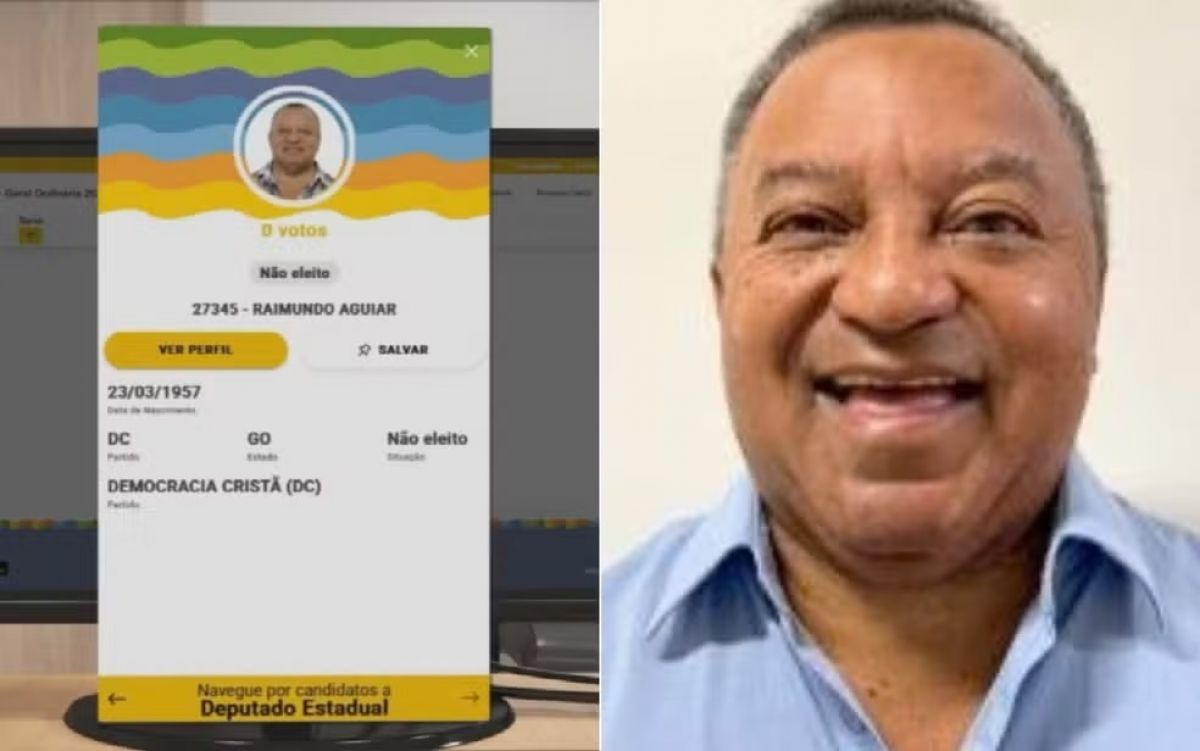 Candidato a deputado estadual termina eleição sem receber nenhum voto em Goiás
