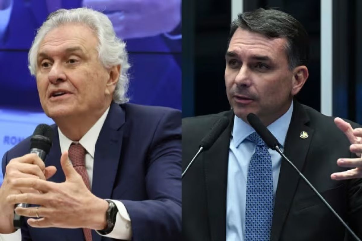Caiado diz que Flávio Bolsonaro perdeu condições de derrotar Lula