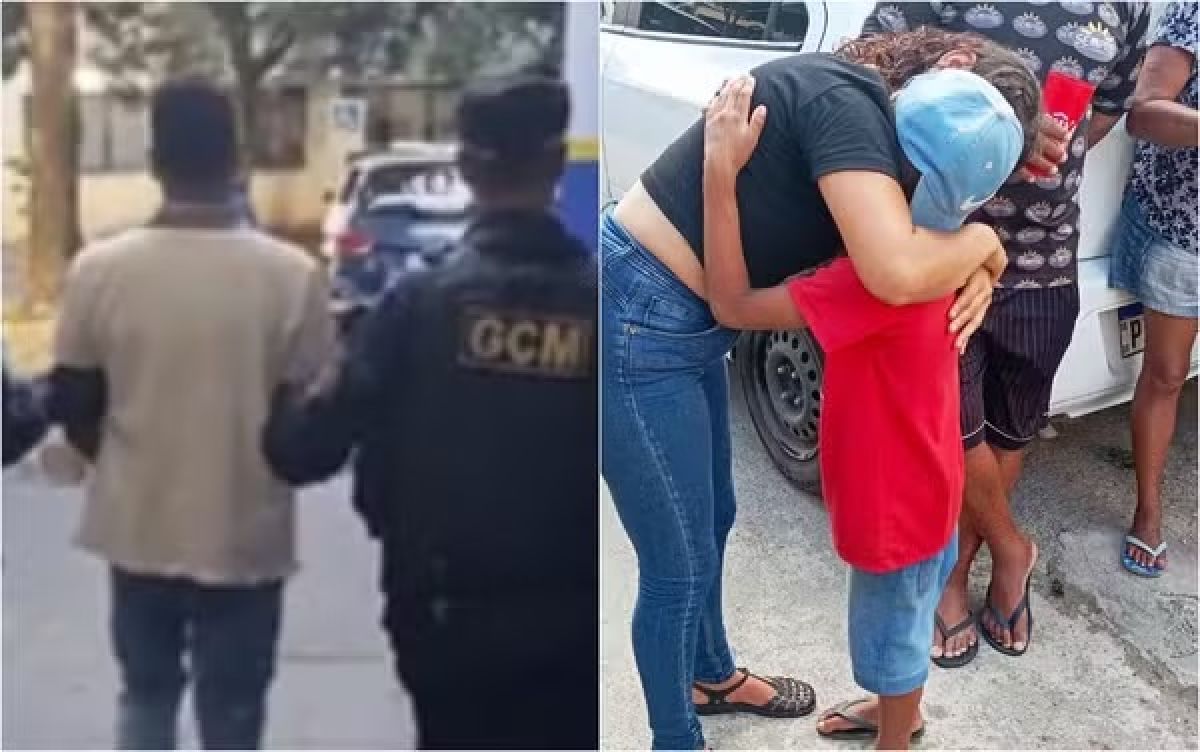 Homem é preso após sequestrar criança que brincava na porta de casa