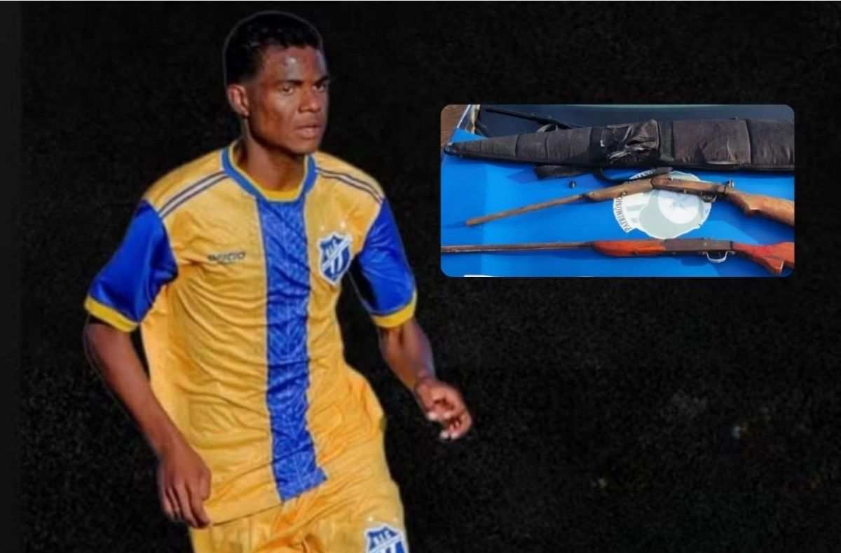 Jogador de futebol morre após disparo acidental feito pelo irmão em casa