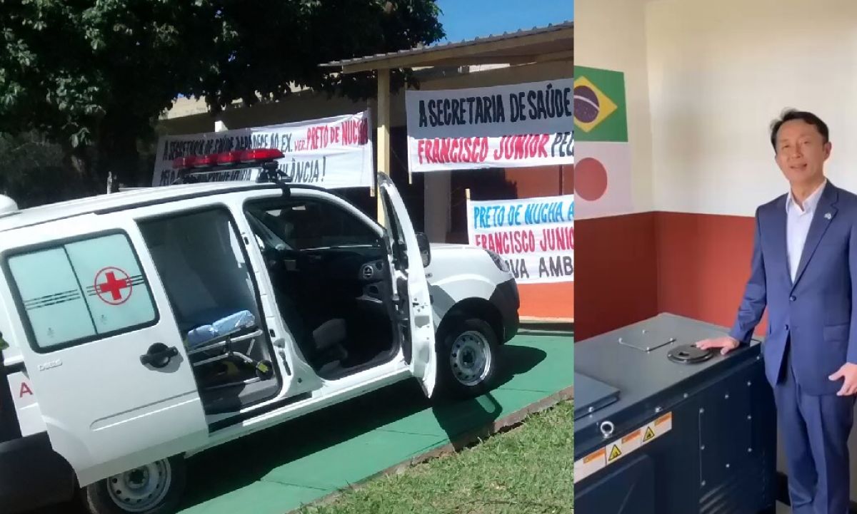 Hospital de Alto Paraíso recebe gerador de energia doado pelo Japão