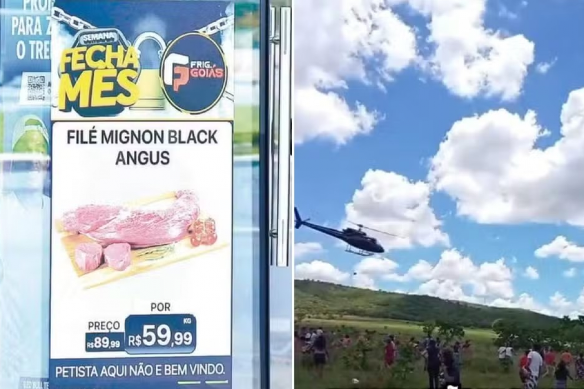 Frigorífico que lançou carne de helicóptero já havia sido alvo de ação por cartaz contra petistas
