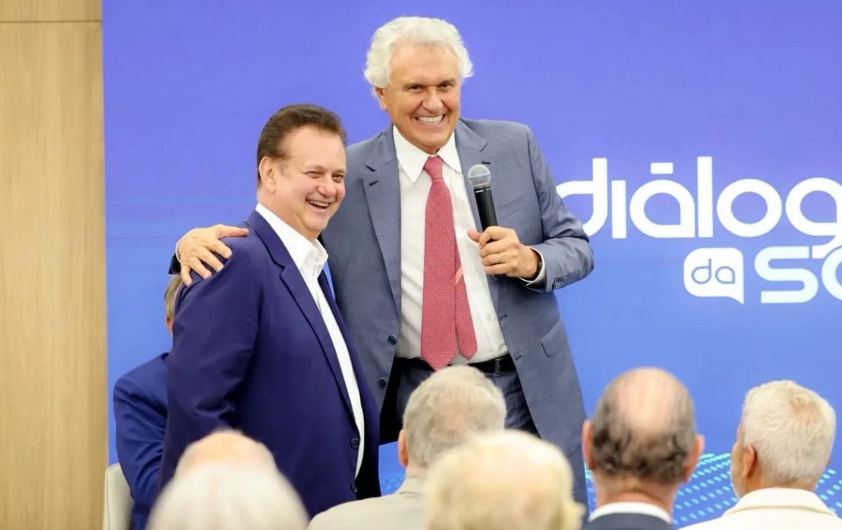 Com presença de Kassab, Caiado oficializa filiação ao PSD em Jaraguá