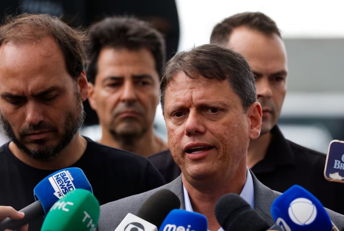 Tarcísio diz que Bolsonaro vê com 