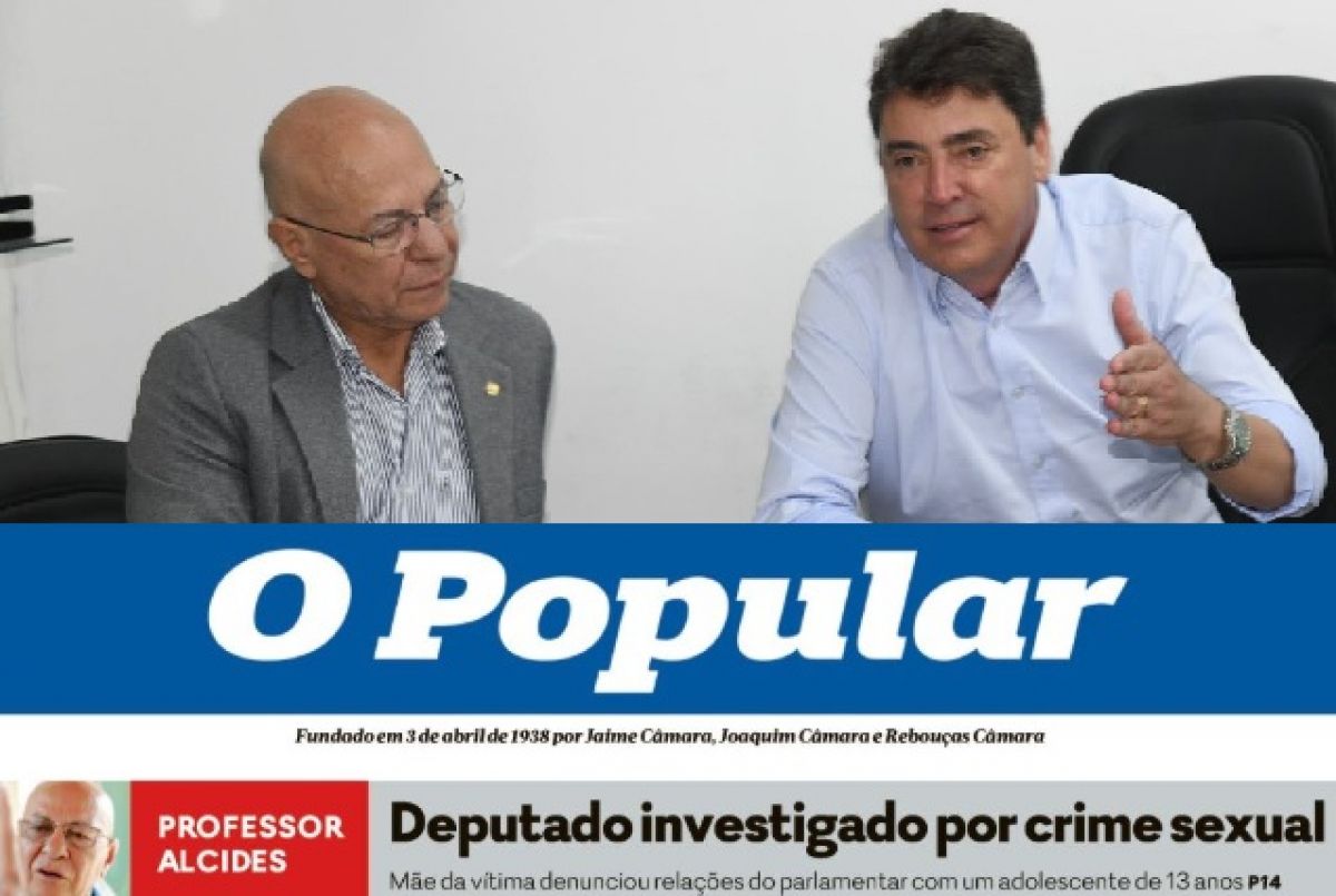 O Popular destaca escândalo envolvendo Professor Alcides